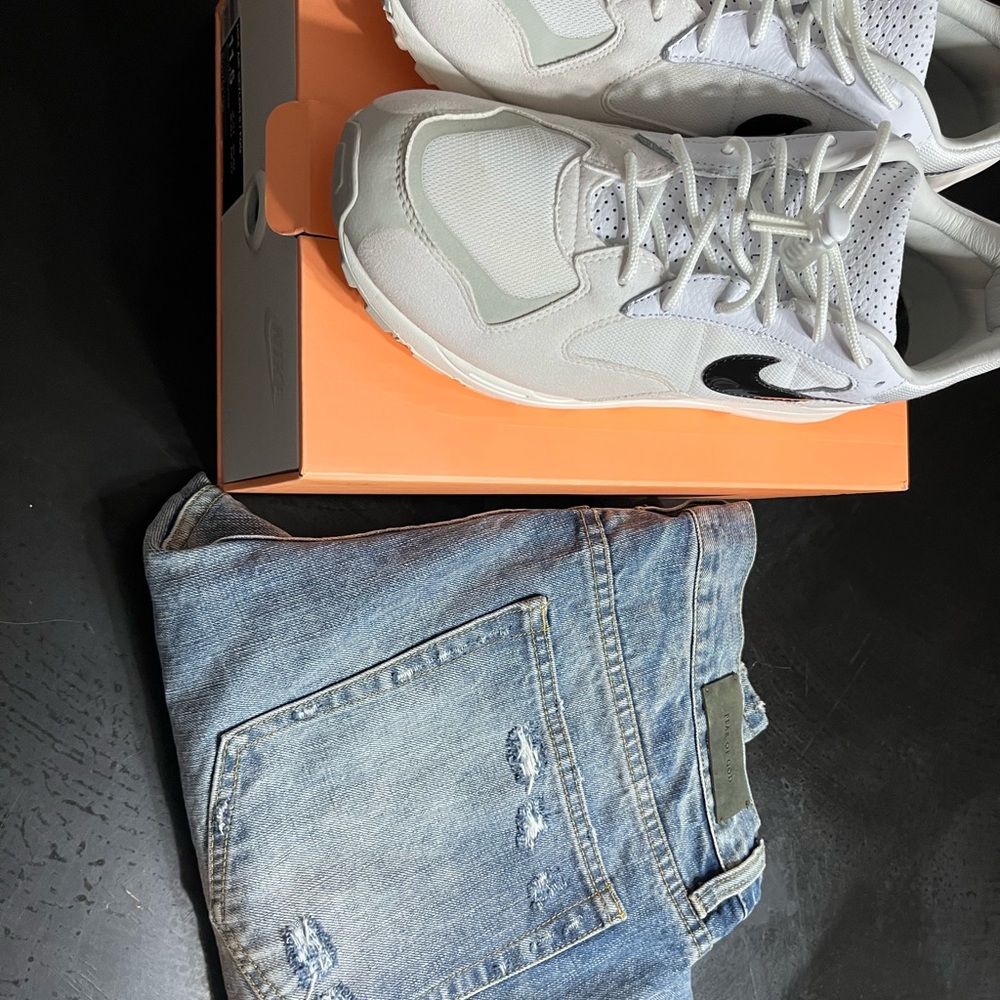 Nike x Fear of God Skylon sneakers and Fear of God Jeans Bundle